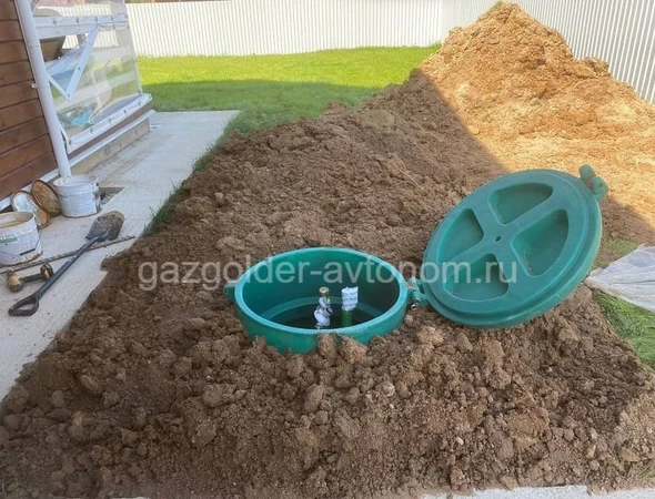 Подземный газгольдер в Егорьевске под ключ для частного дома